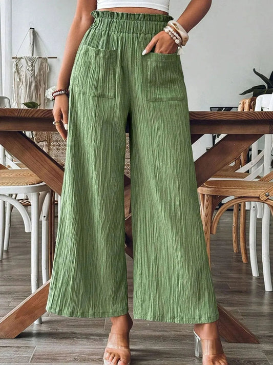 Textured Boho Pants