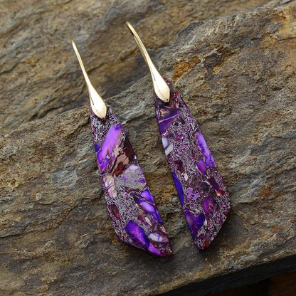 Stone Dangle Earrings