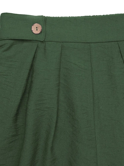 Pleated Formal Shorts