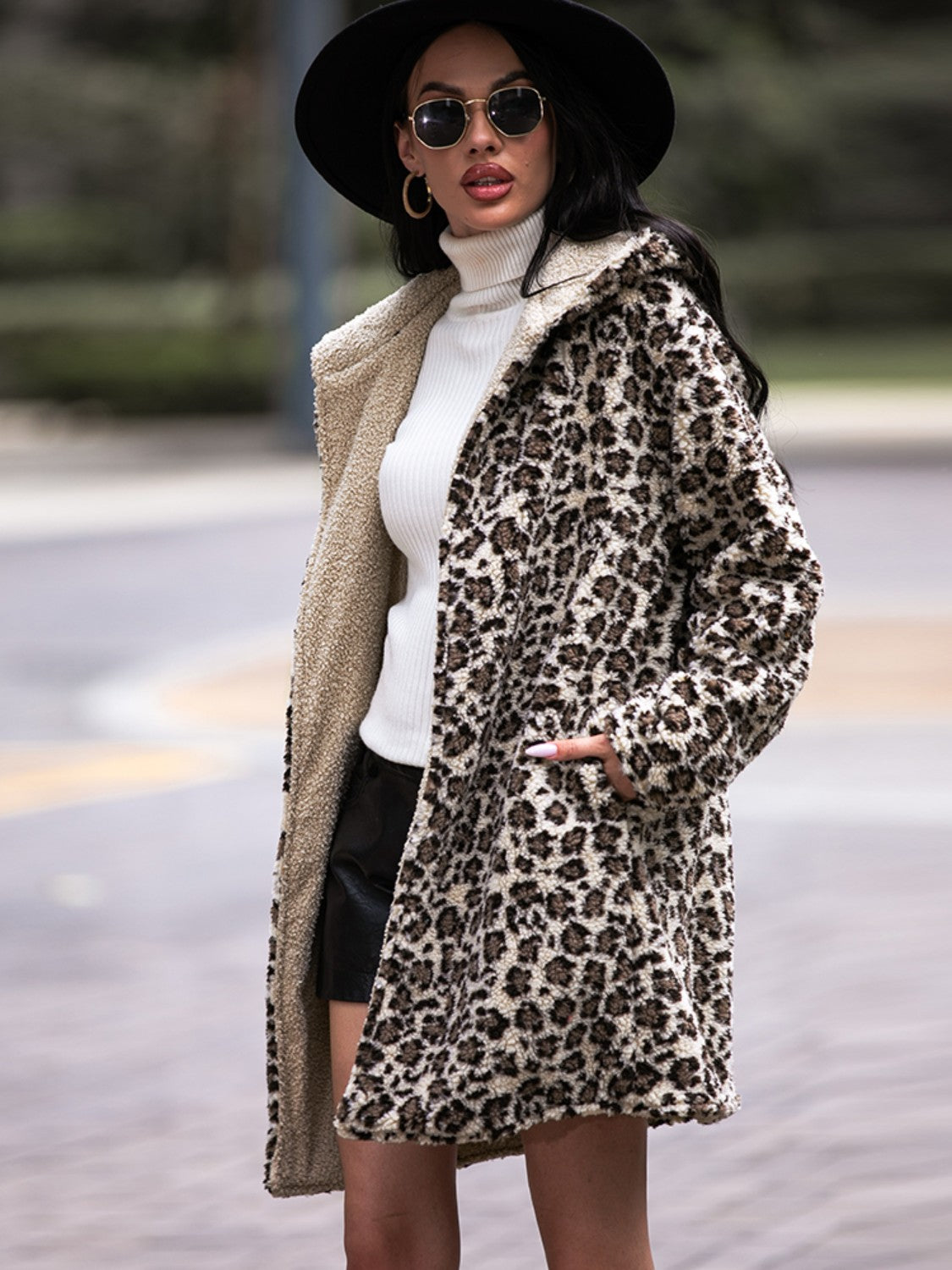 Leopard Big Coat
