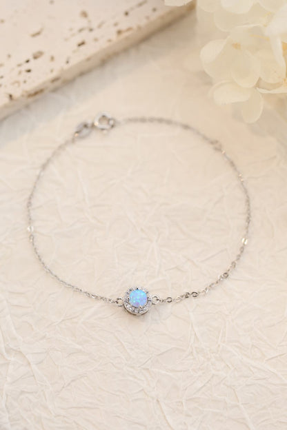 "Love You Too Much" Opal Bracelet