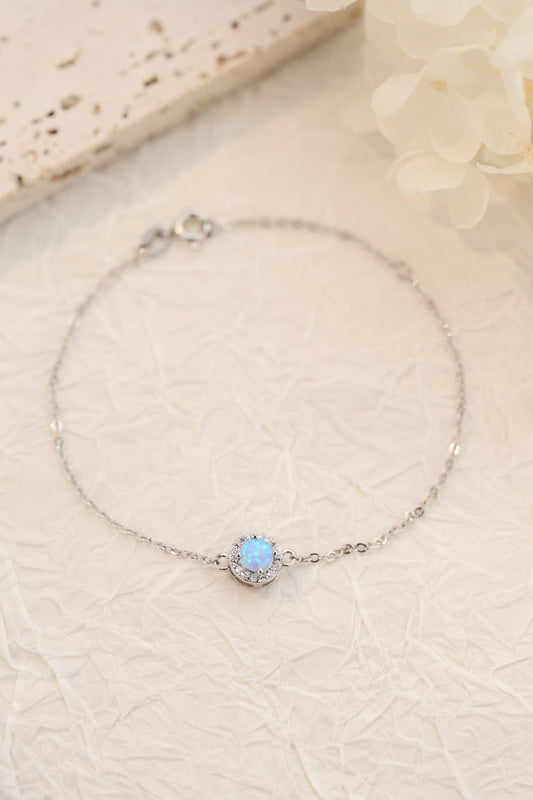 "Love You Too Much" Opal Bracelet
