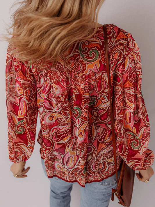 Tassel Puff Top