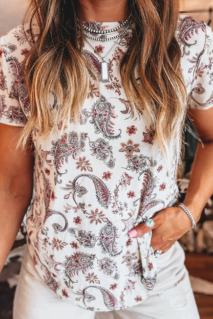 Paisley T Shirt