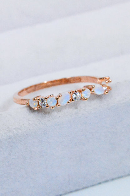 Moonstone Zircon Beauty Ring