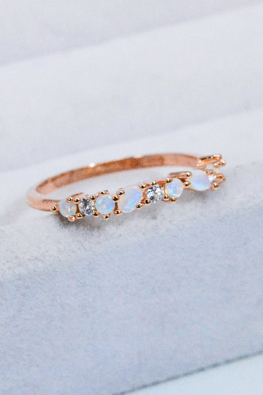Moonstone Zircon Beauty Ring