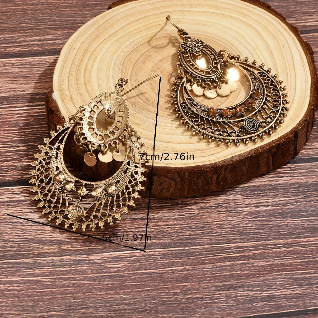 Exquisite Hollow Dangle Earrings