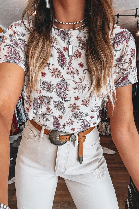 Paisley T Shirt