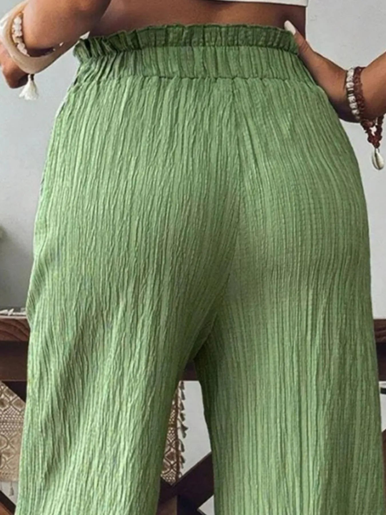Textured Boho Pants