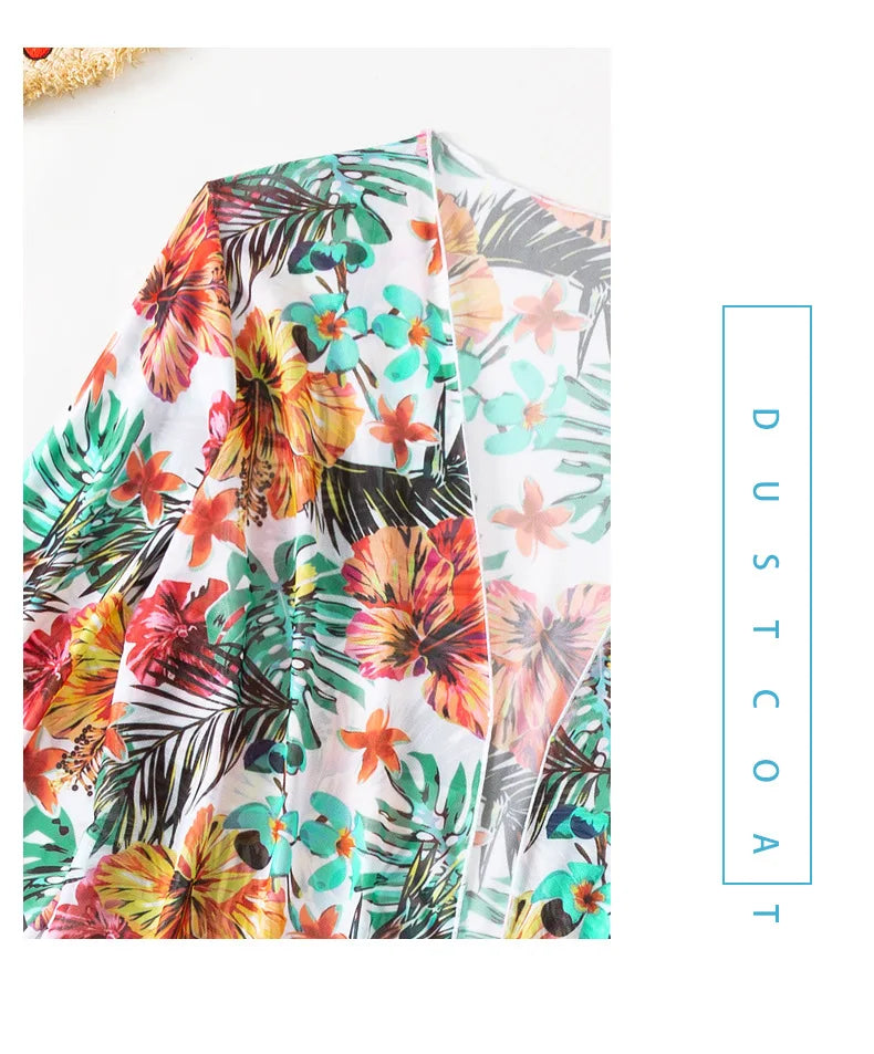 3 Piece Bohemian Kini Set White