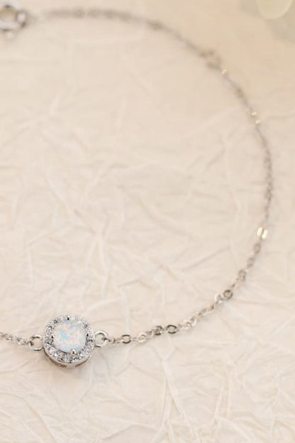 "Love You Too Much" Opal Bracelet