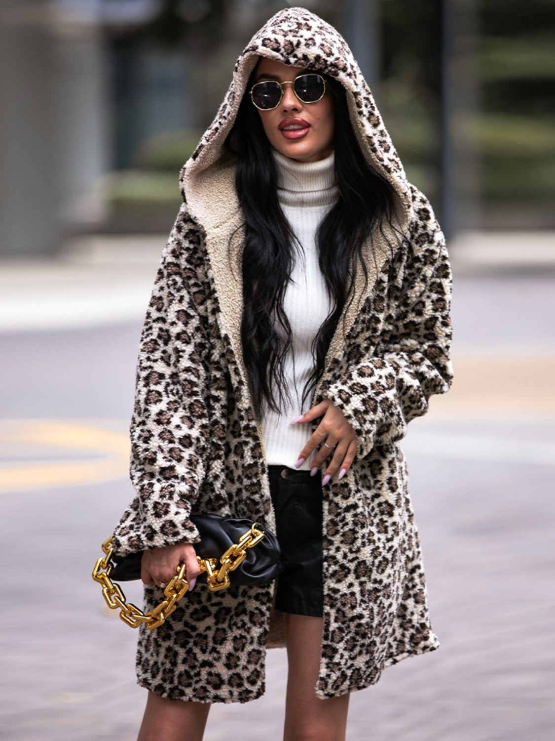 Leopard Big Coat