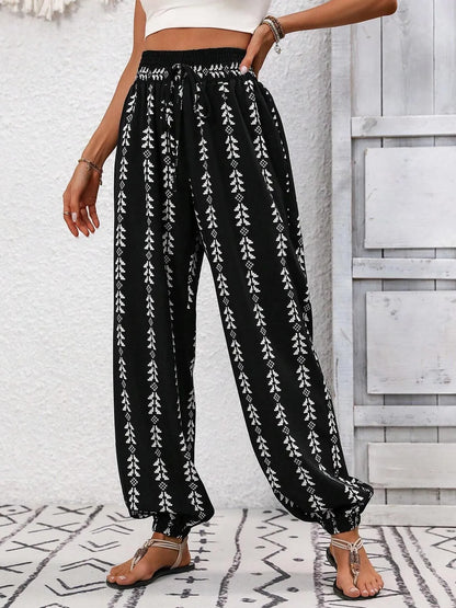 Ethnic Print Pants