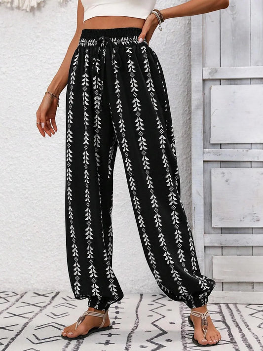 Ethnic Print Pants