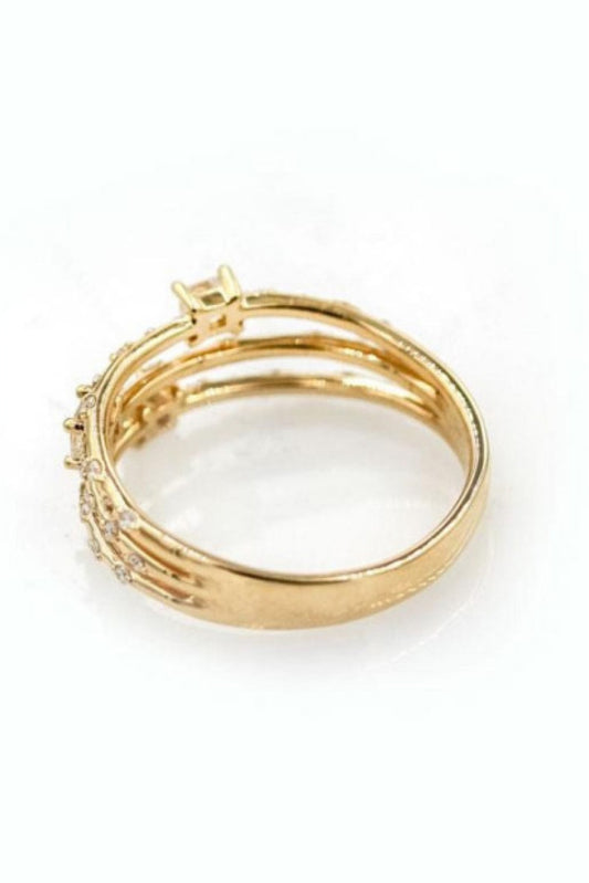 Starry Gold-Plated Ring