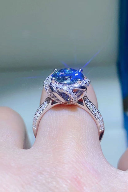 Special Moissanite Silver Ring