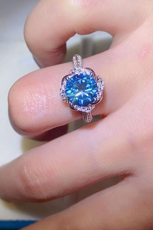 Special Moissanite Silver Ring