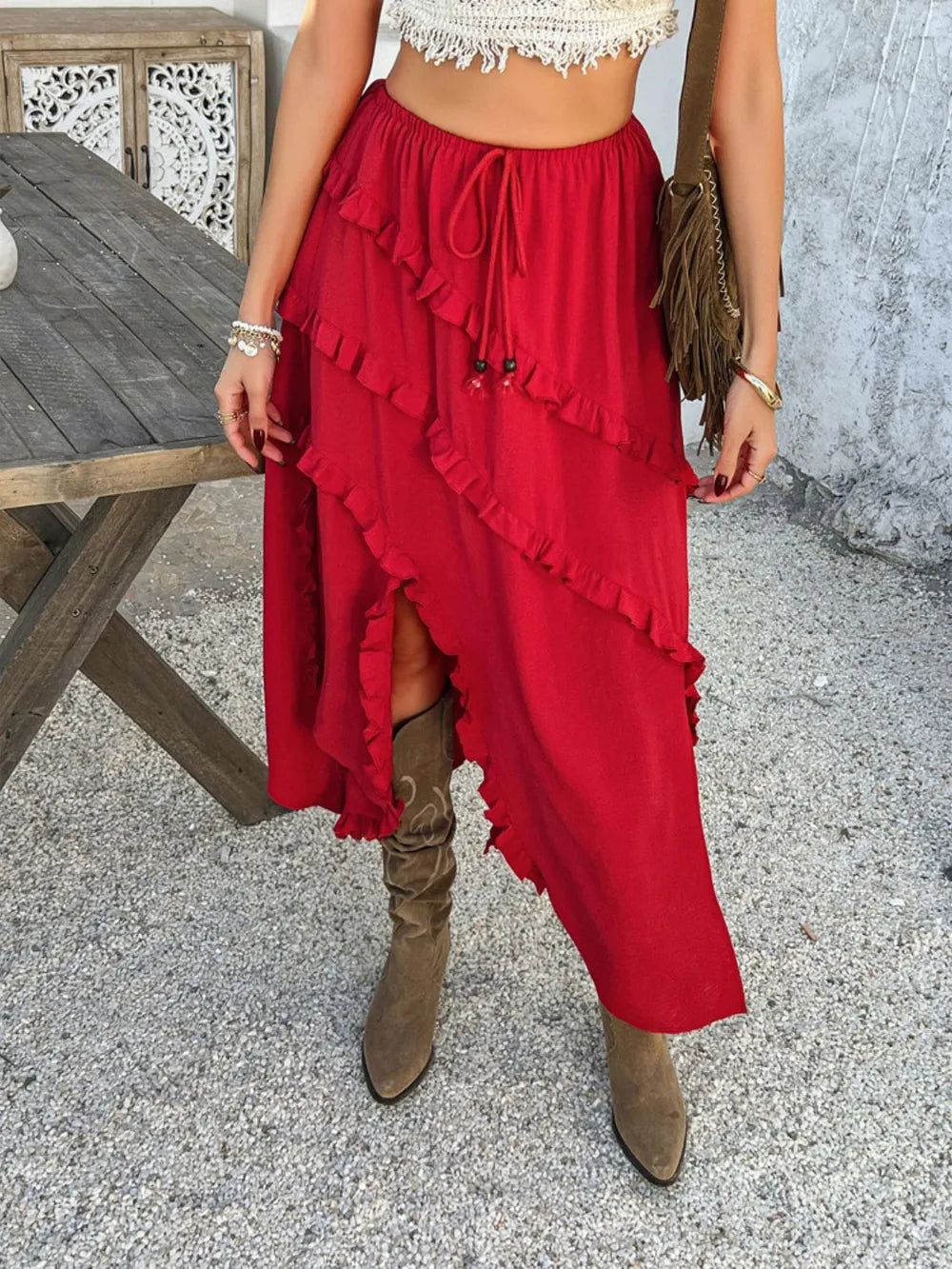 Divine Ruffle Skirt