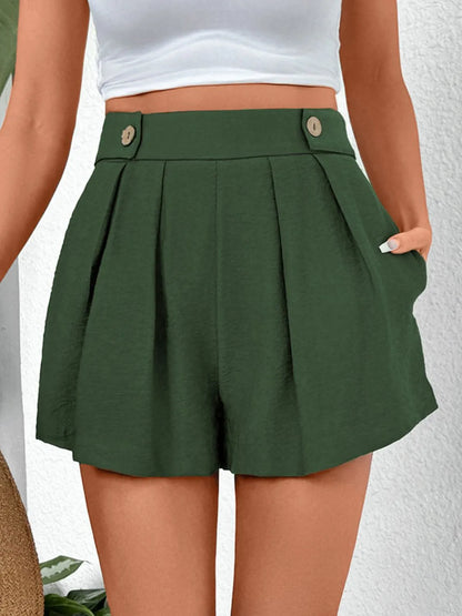 Pleated Formal Shorts