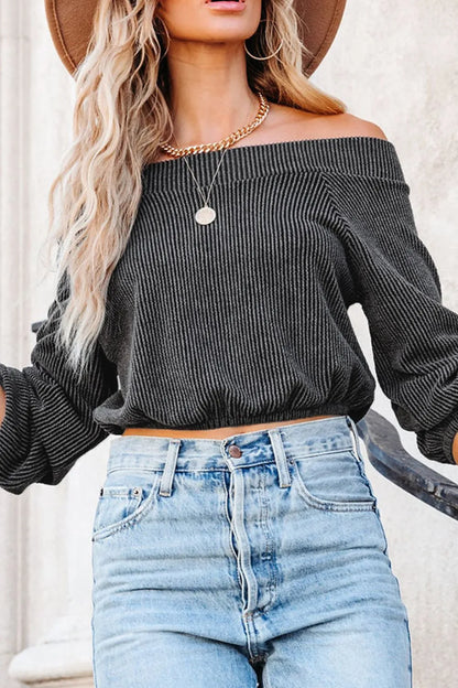 Off-Shoulder Indie Top