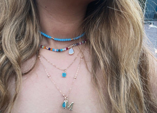 Rhinestone Multilayer Boho Necklace