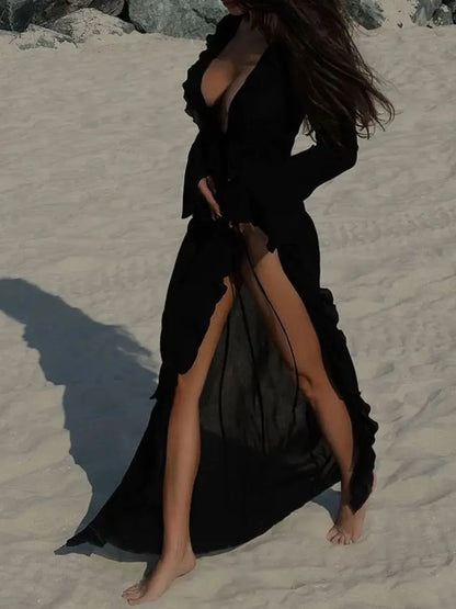 Ruffled Cover Up
