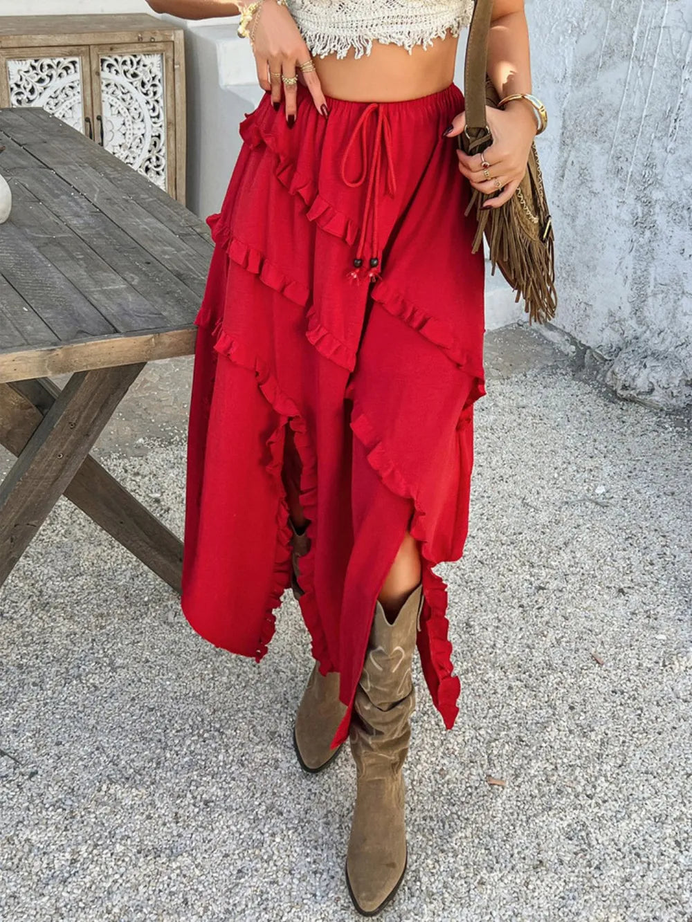 Divine Ruffle Skirt