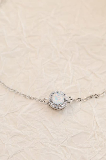 "Love You Too Much" Opal Bracelet