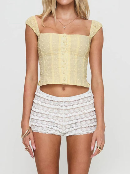 Smocked Square Top