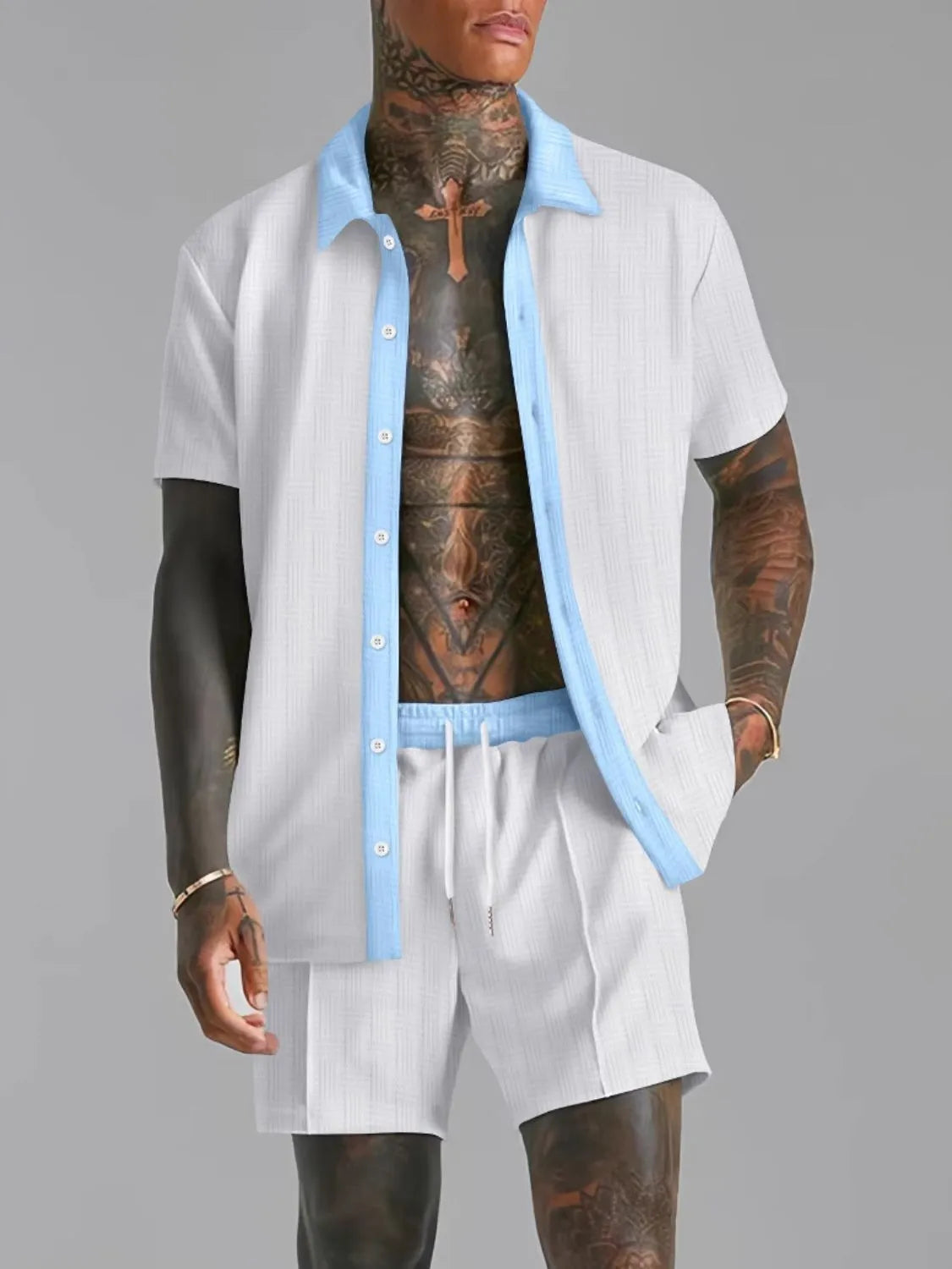 Collared Summer Set