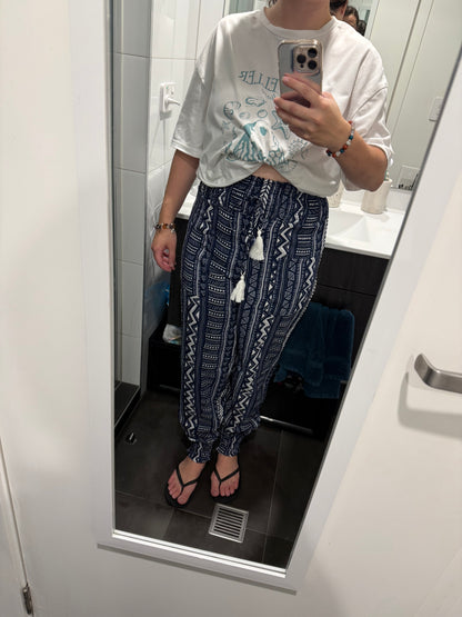 Geometric Print Pants