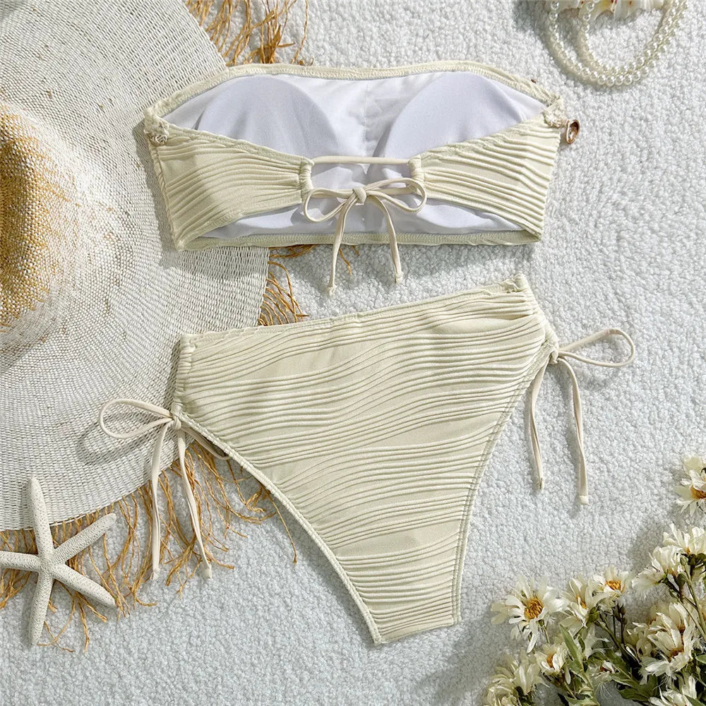 Bandeau Luxe Kini Beige