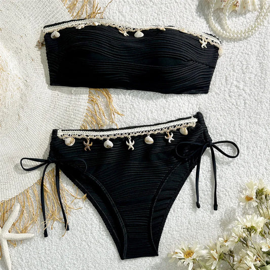 Bandeau Luxe Kini Black