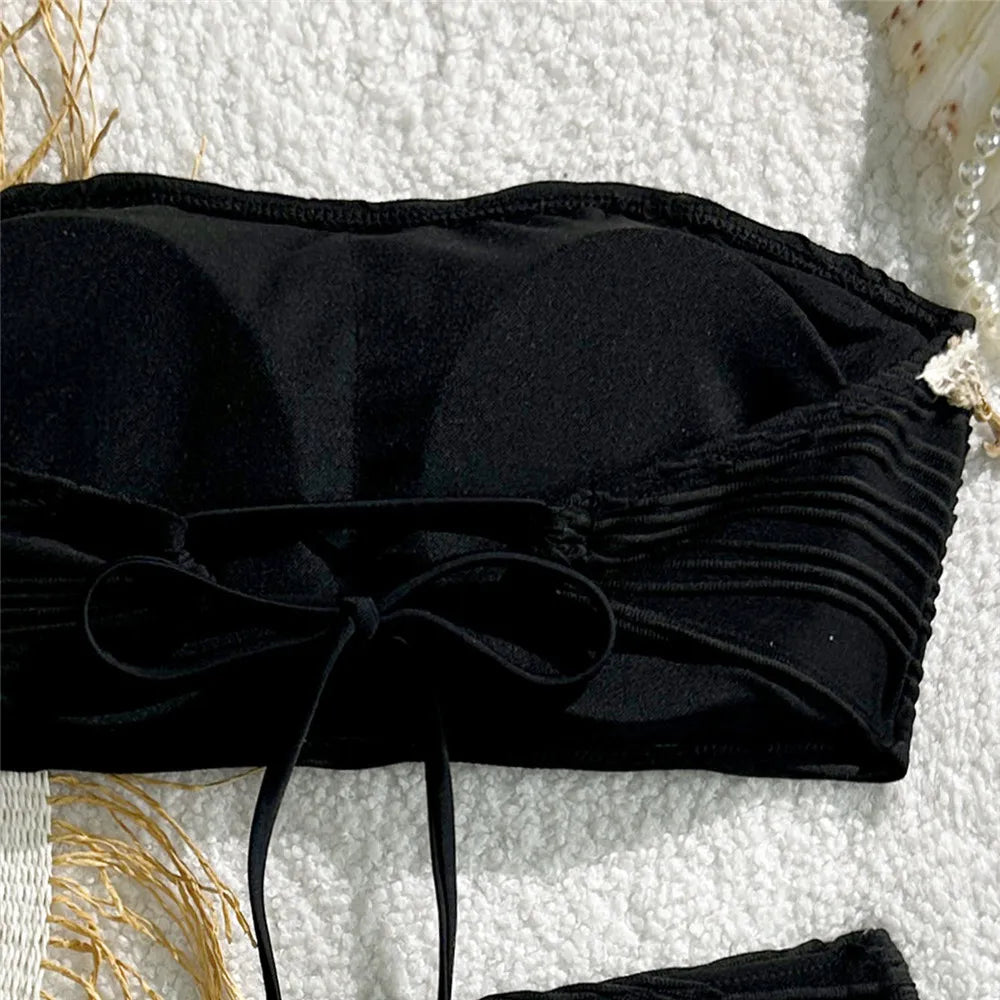 Bandeau Luxe Kini Black