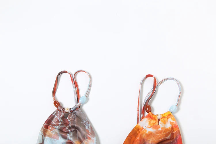 Beautiful Boho-Style Beach Bikini Set Boho Style