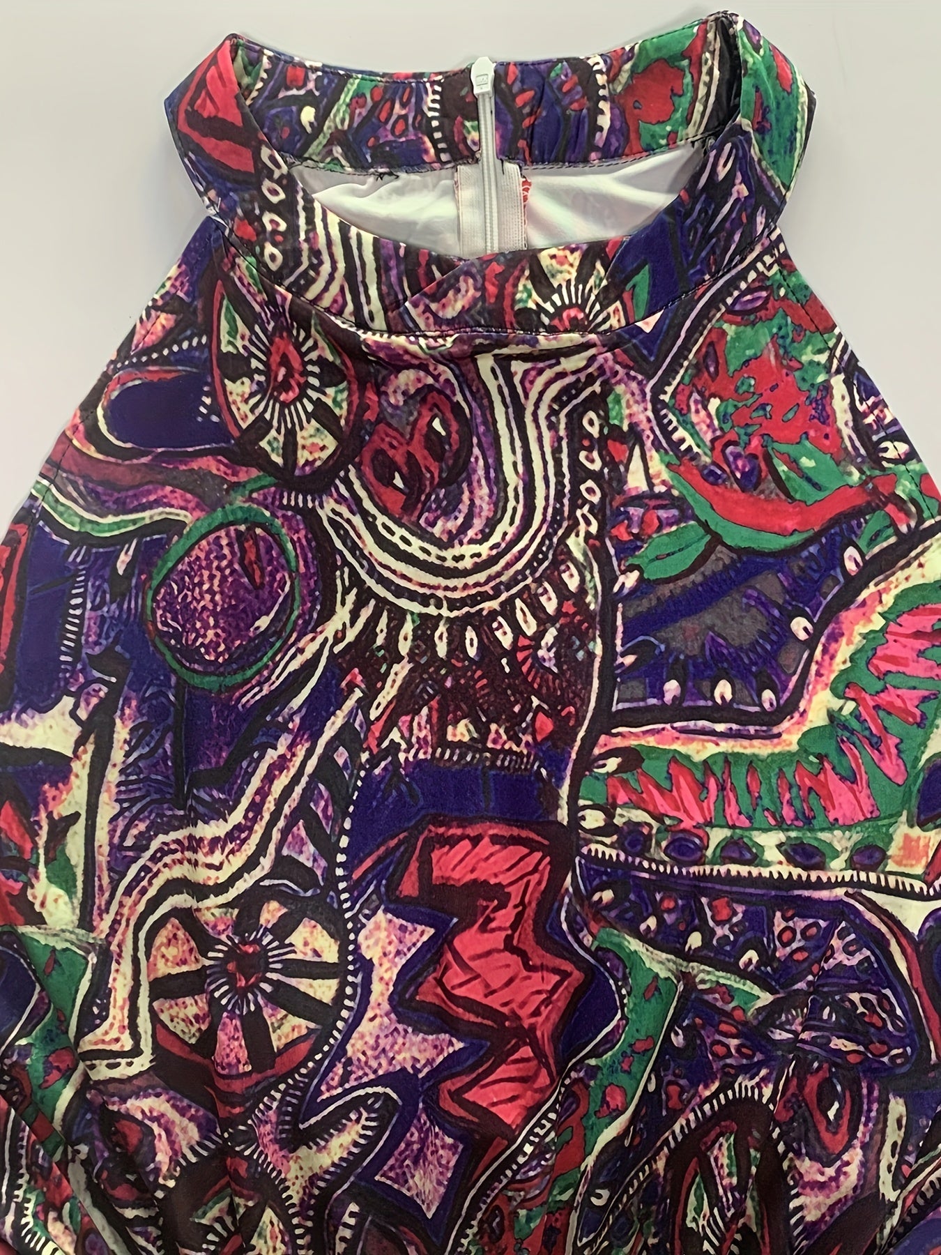 Boho Chic Sleeveless Maxi Dress Purple