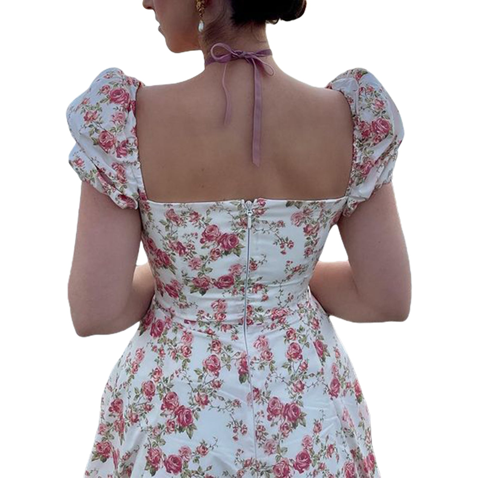 Boho Dainty Dress Pink