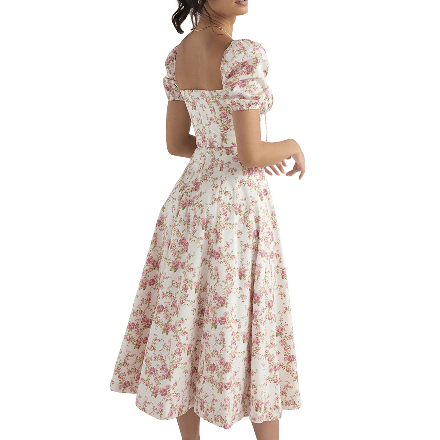 Boho Dainty Dress Pink