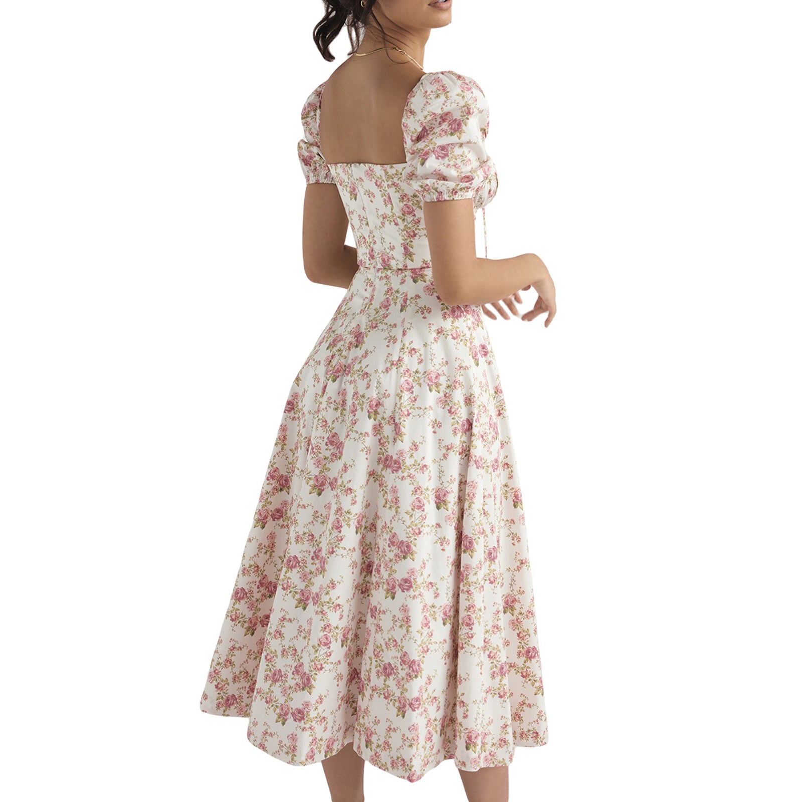 Boho Dainty Dress Pink