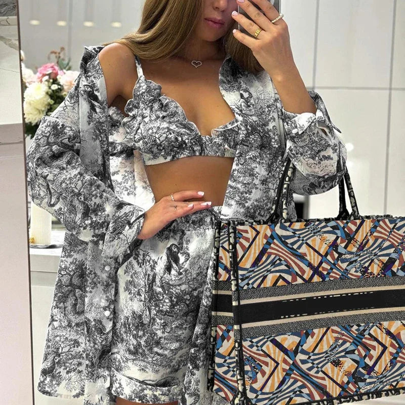 Bonnie Beachwear Set Black