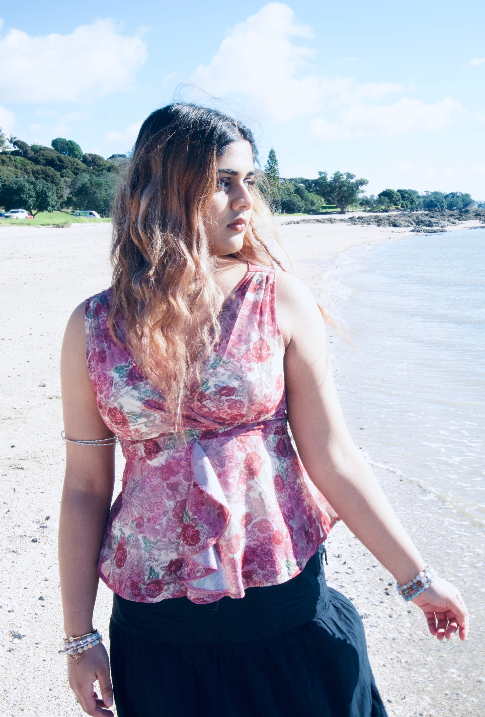 Butterfly Rose Top