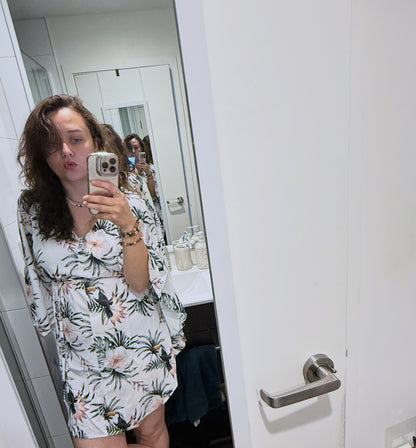 Flora-Print Party Dress