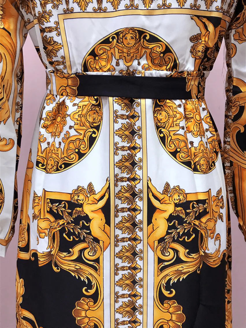 Classy Boho Dress Beige