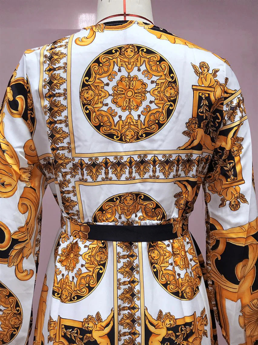 Classy Boho Dress Beige