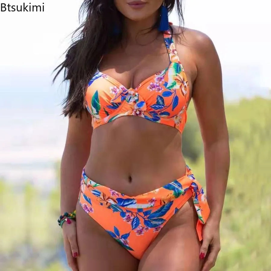 Comfy Summer Bikini Tangerine