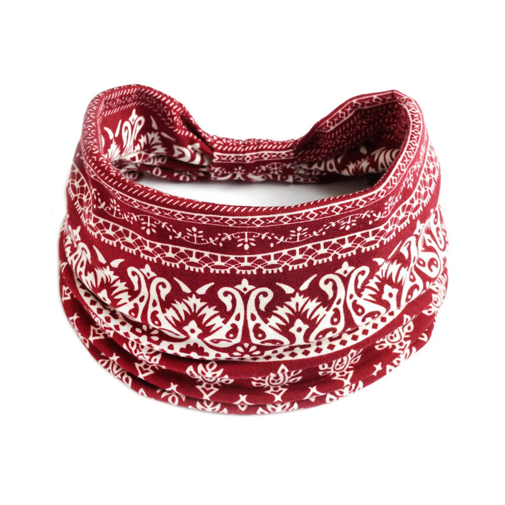 Cool Boho Headband Red 2