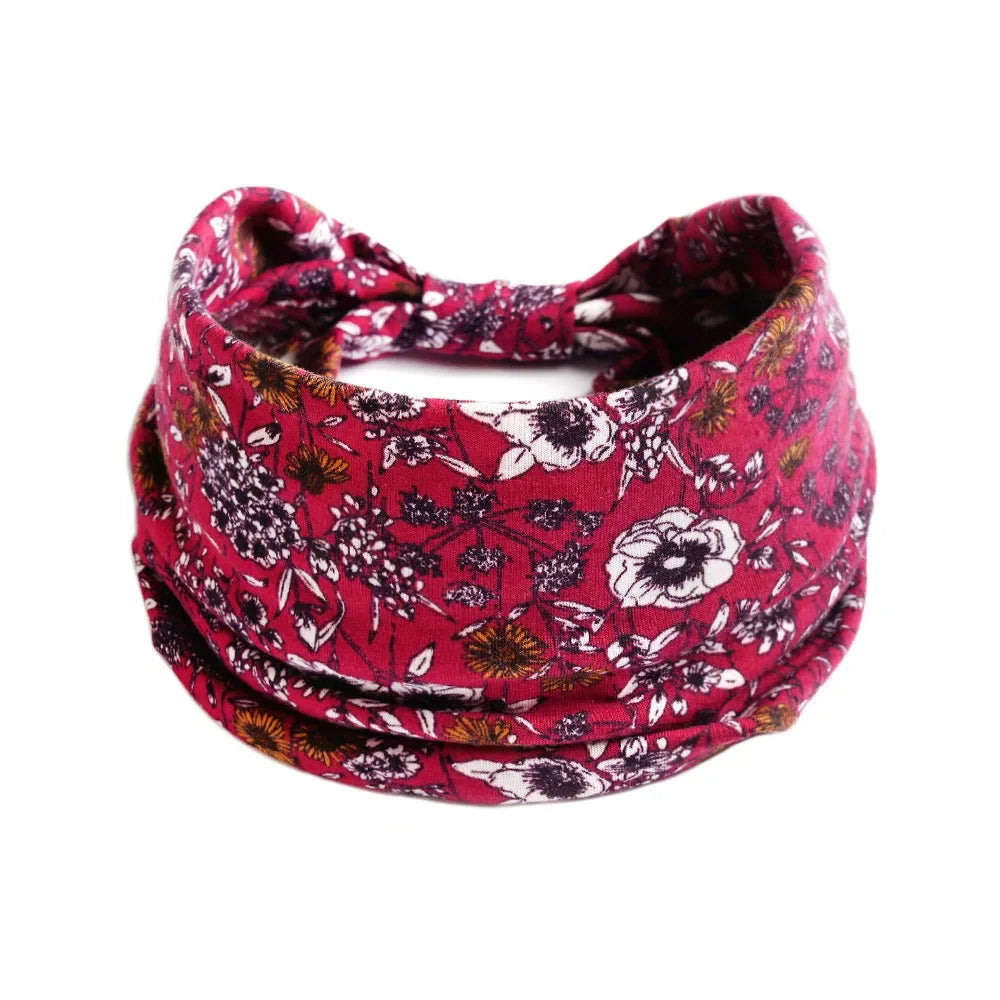 Cool Boho Headband Red