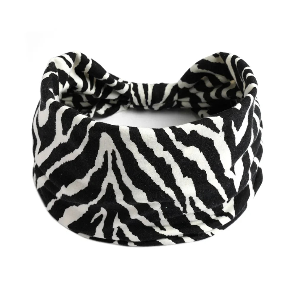Cool Boho Headband Zebra