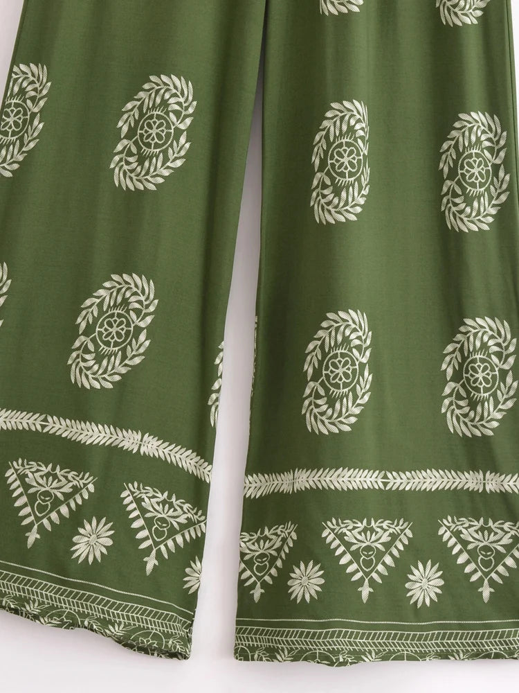 Cool Boho Hippy Pants Green