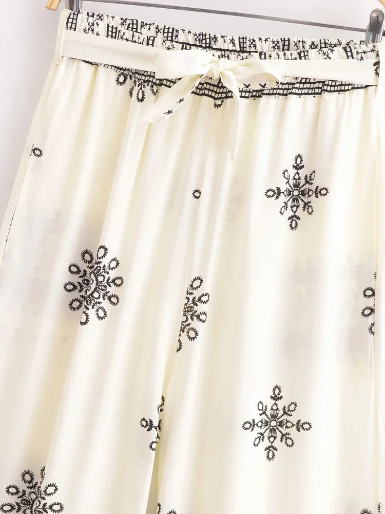 Cool Boho Hippy Pants White